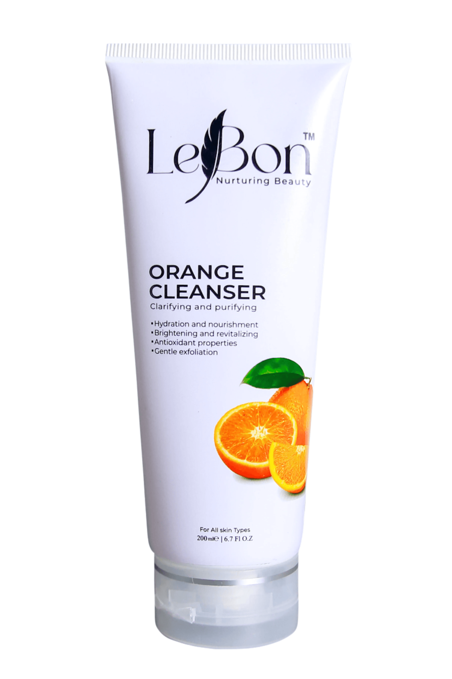 Orange Cleanser – Clarifying & Brightening Daily Face Wash - LEBON COSMETICS