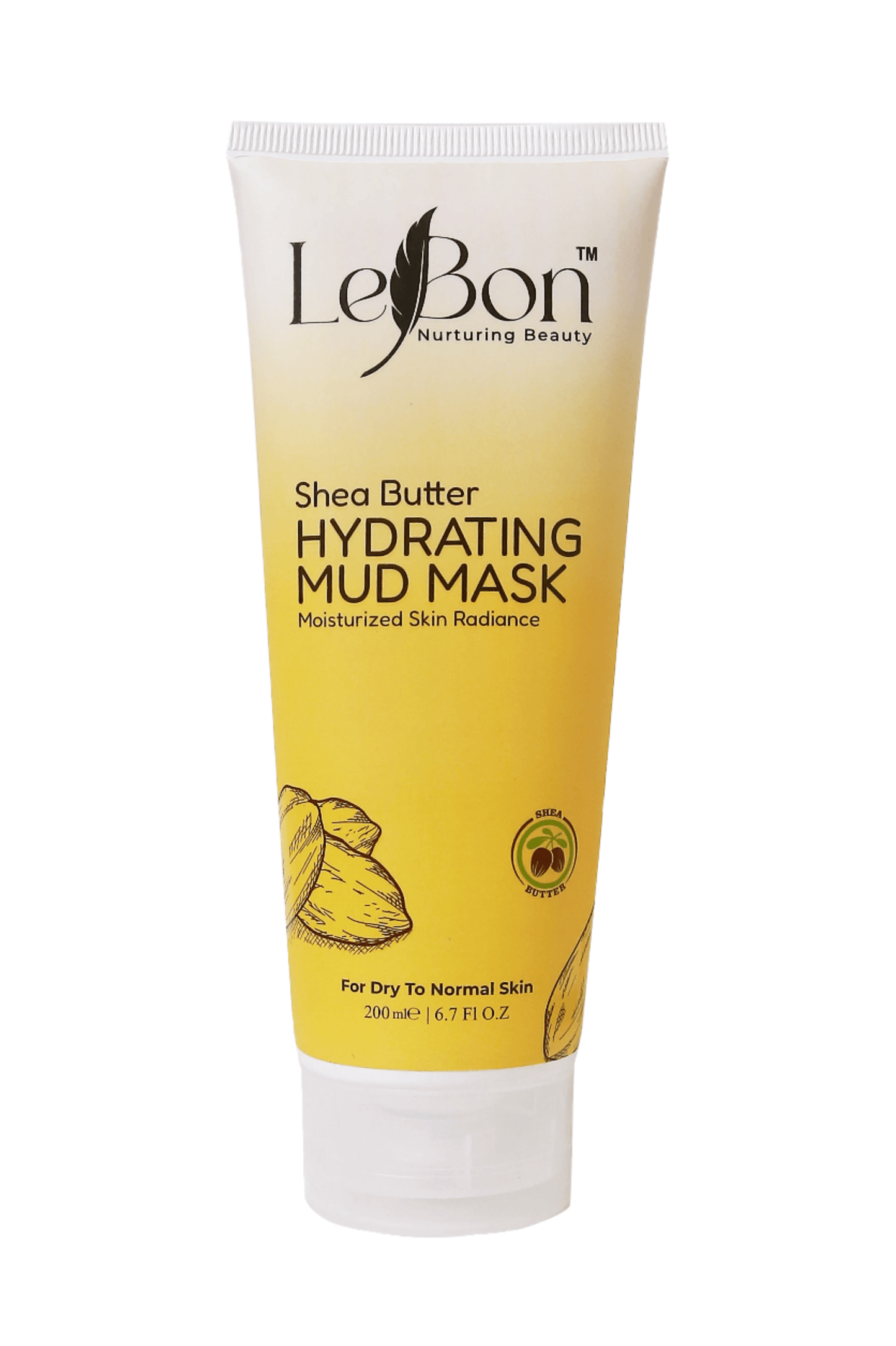 Hydrating Shea Butter Mud Mask for Radiant Skin - LEBON COSMETICS