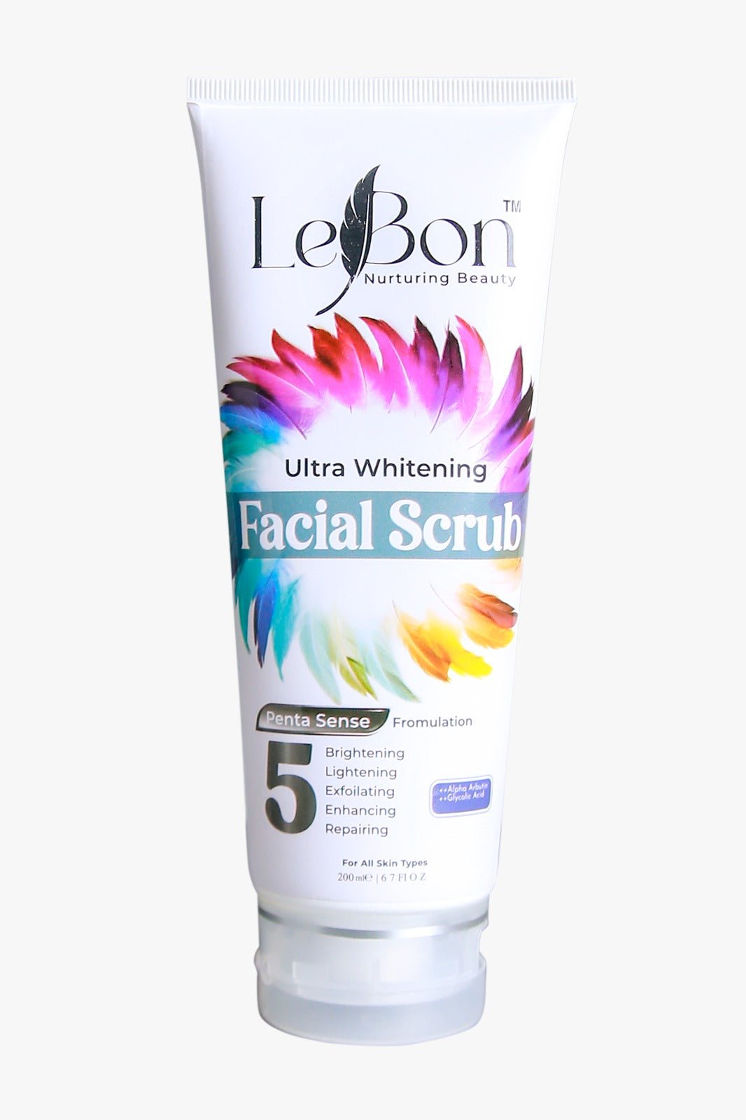 Ultra Whitening Facial Scrub – Brightening Exfoliator for Radiant - LEBON COSMETICS