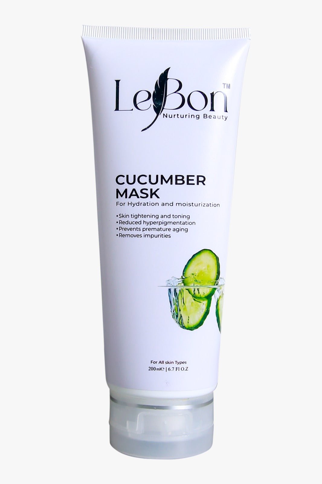 Cucumber Hydrating Mask – Deep Moisture, Skin Brightening Treatment - LEBON COSMETICS