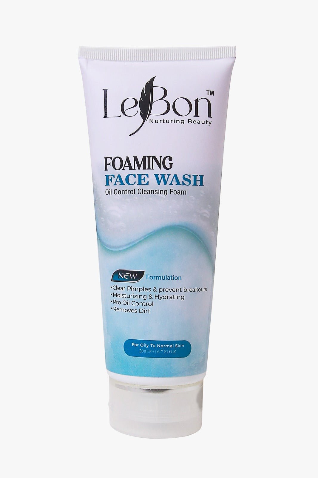 Foaming Face Wash – Oil Control & Hydrating Cleanser for Acne - Prone Skin - LEBON COSMETICS