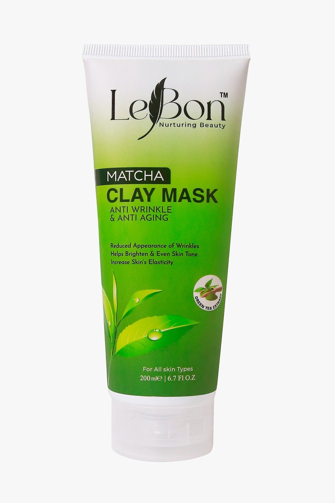 Matcha Clay Mask – Anti - Aging & Brightening for Wrinkle Reduction - LEBON COSMETICS