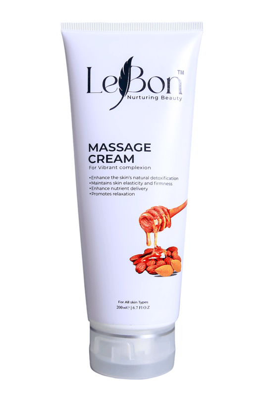 LeBon Honey & Almond Massage Cream – Nourish, Firm & Revitalize - LEBON COSMETICS