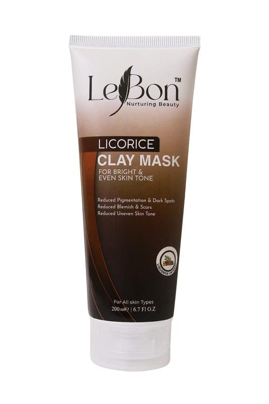 Lebon Licorice Clay Mask – Bright & Even Skin Tone – 200ml