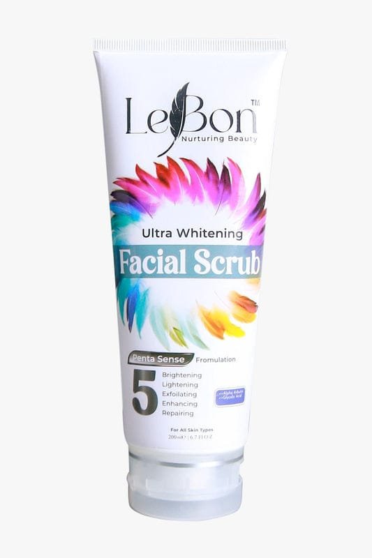 Lebon Ultra Whitening Facial Scrub 200ml | Lebon Cosmetics