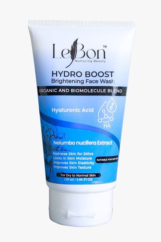 Lebon Hydro Boost Brightening Face Wash with Hyaluronic Acid – 120ml